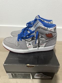 Nike Air Jordan 1 Retro LS Stealth 2007 Sz 9.5