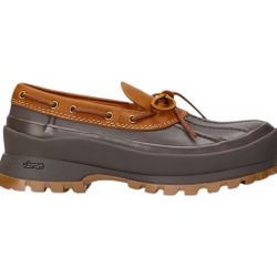 Polo Country Logan Lug Sole Leather Duck Shoe Mens Sz 12 Vibram Ralph Lauren NEW