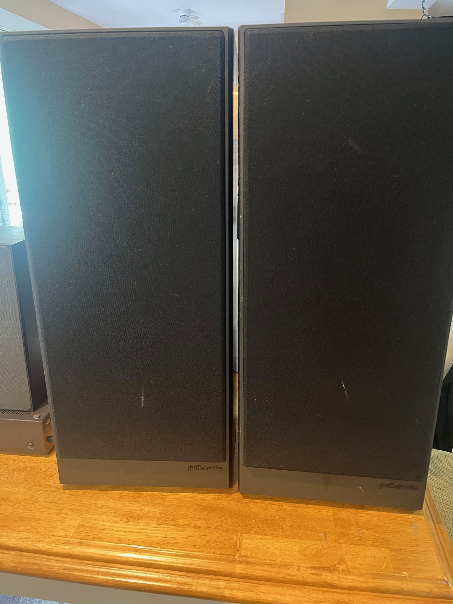 Pair of Vintage Polk Audio S10 Floor Speakers and single Boston Acoustics A4 II - all working