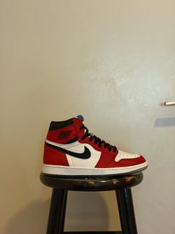 Jordan 1 Spiderman Origin Story Size 9