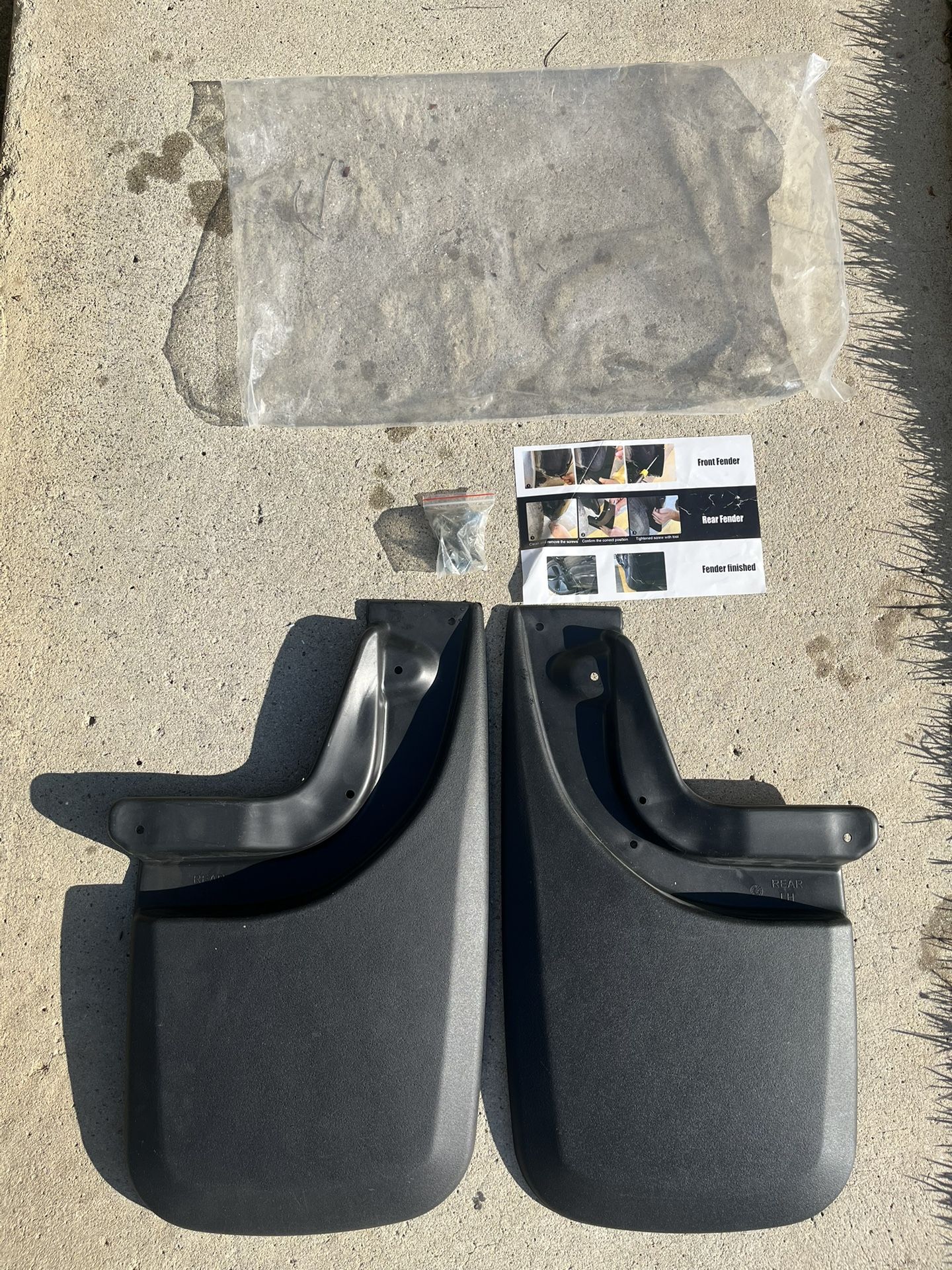 Front Fender Splash Guard Mud Flaps