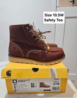 Carhartt Steel Toe Work Boots Size 10.5 W