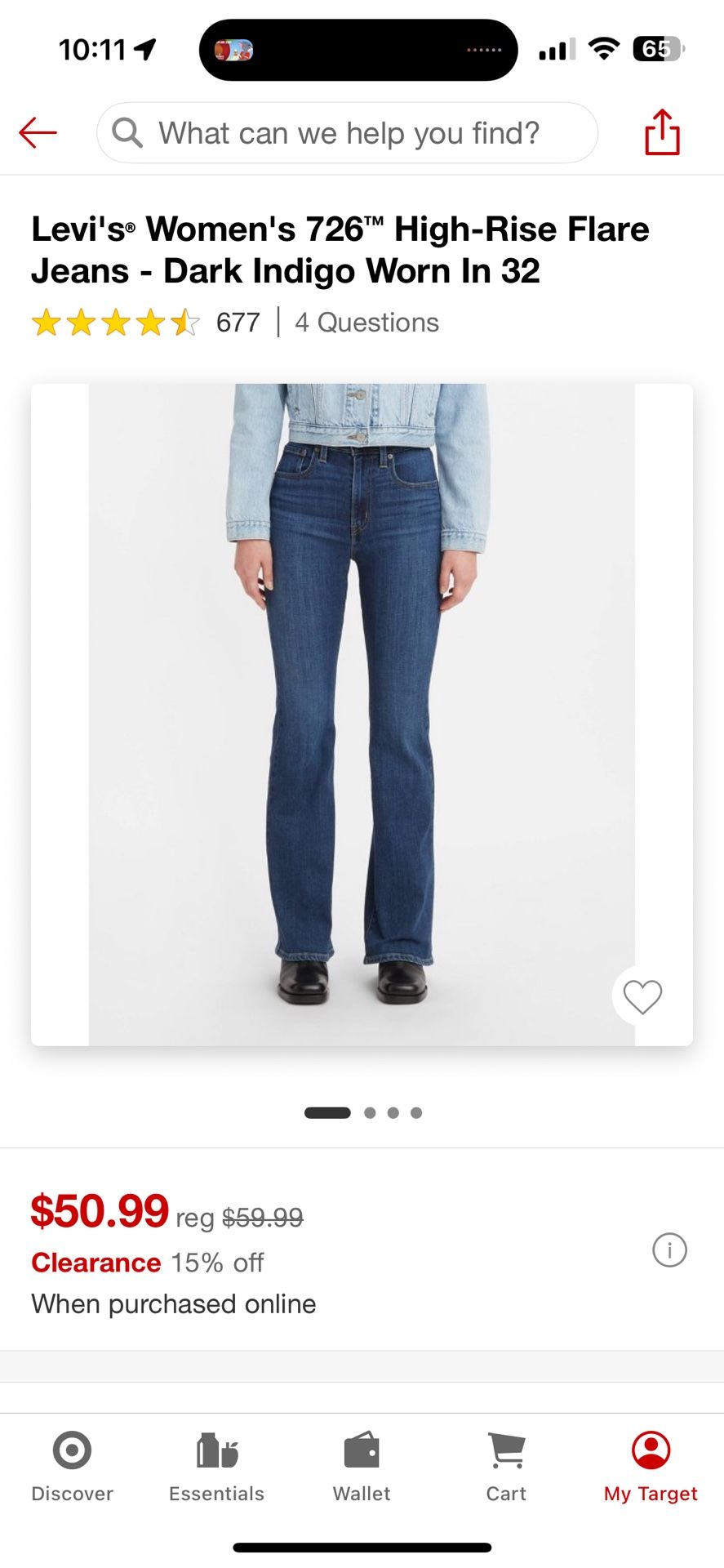 Levi’s 726’s