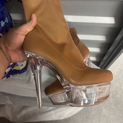 Platform Bootie Heel 