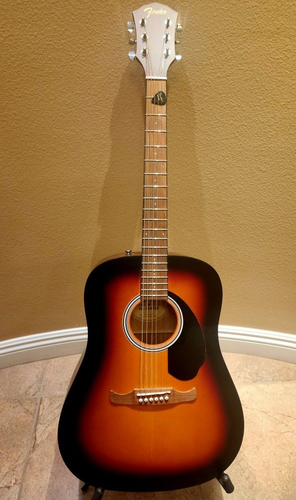 FENDER FA-125-SB Dreadnought Acoustic Guitar