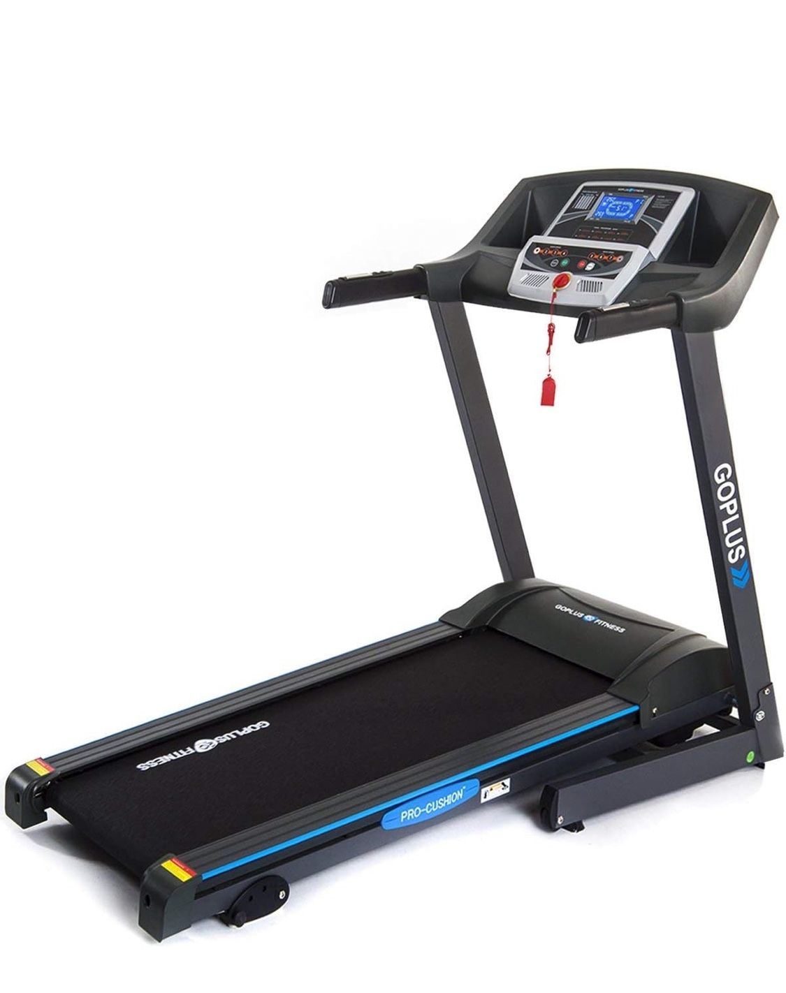 Goplus 2.25HP Electric Folding Treadmill with Incline