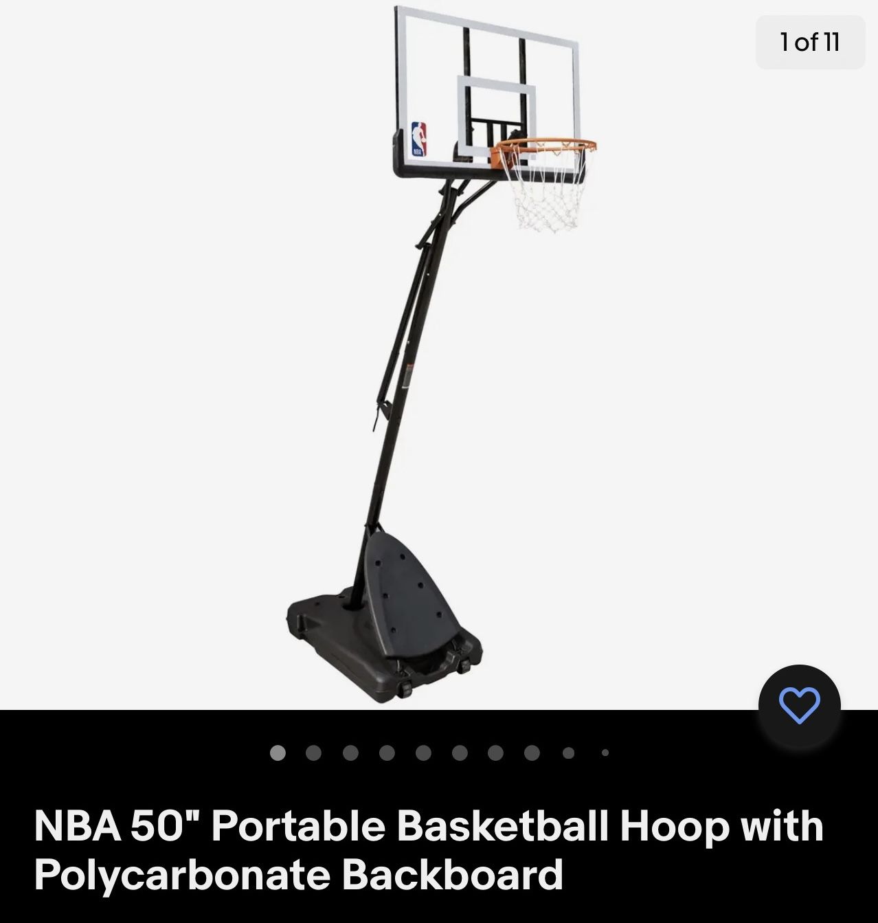 Basketball hoop, brand new in the box