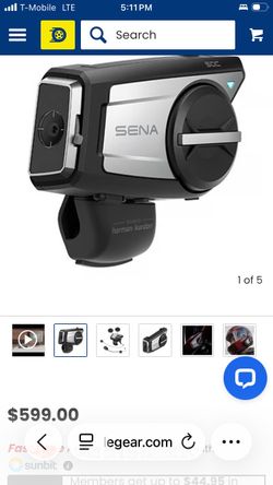 Sent Bluetooth amd video cam for helmet
