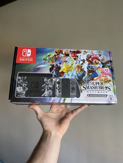 Nintendo Switch Super Smash Bros Ultimate Edition Console Bundle (NEW)