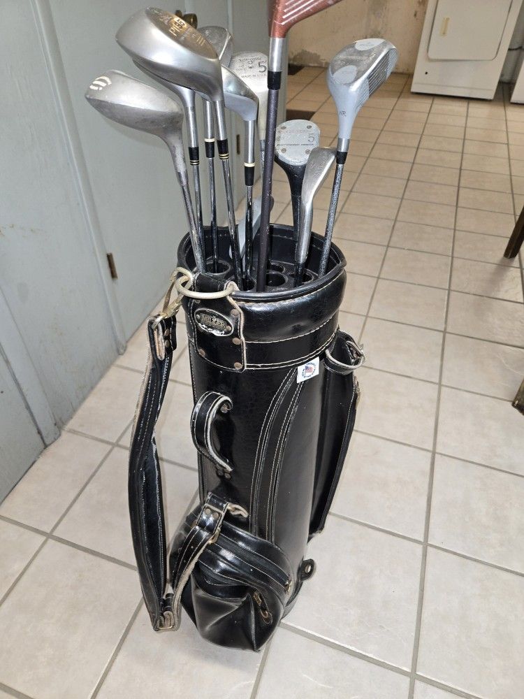 Miller Golf Bag With Clubs