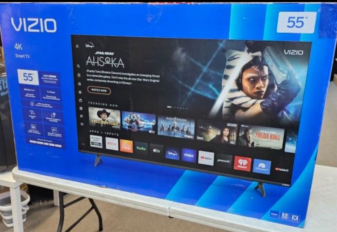 55 Tv Vizio Smart 4K Hdtv $55 down on financing for delivery six month warranty