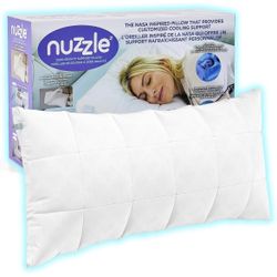 Nuzzle Adjustable King Size Bed Pillow for Side, Back, or Stomach Sleepers