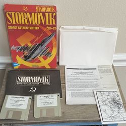 Vintage Stormovik Soviet Attack Fighter IBM Game just $10 xox
