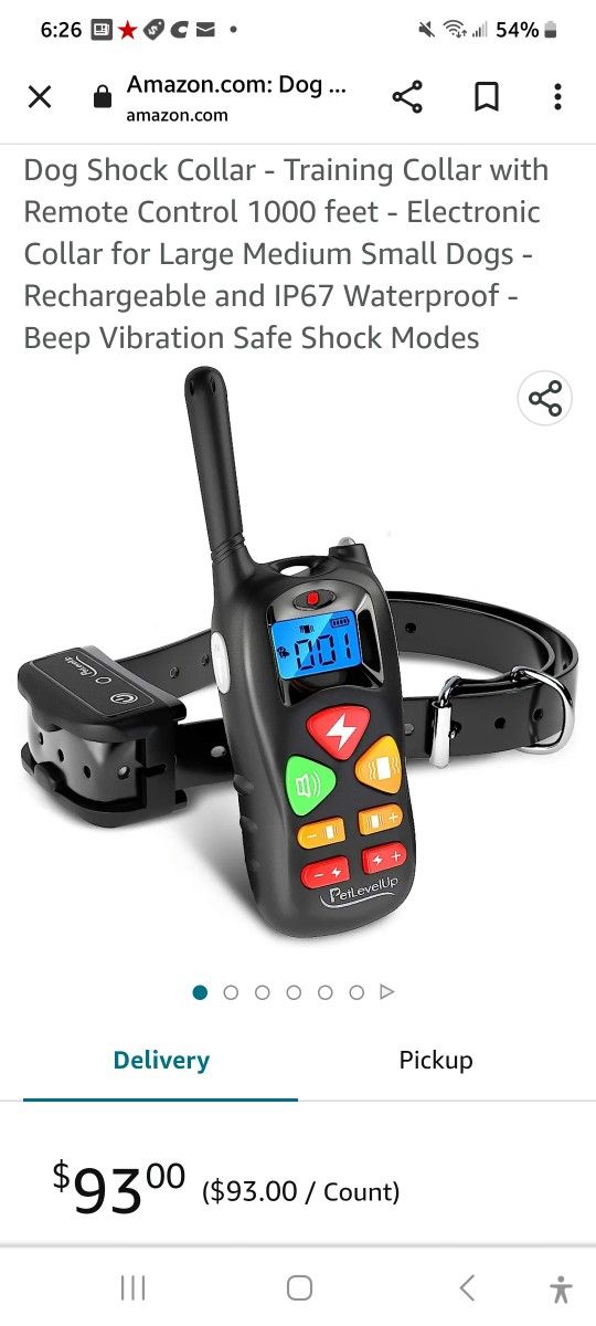 Remote Adjustable Dog Training Collar Petco