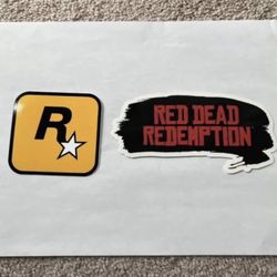 Rockstar Games Red Dead Redemption Logo Sticker Promo GTA VI