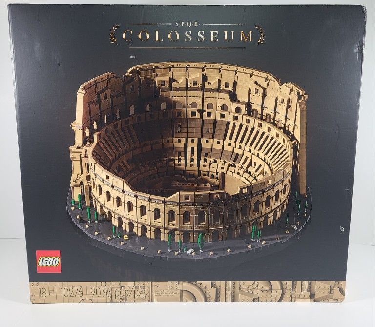 Lego 10276 Colosseum Set New Sealed Box 9036 Pieces Roman Black