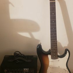 Jhonson Electric Guitar With Amp 
