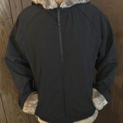 SNOZU women’s jacket, size Large, color black and