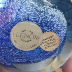 Lenox Crystal Clock Dolphin 