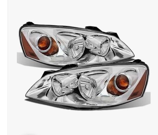 Brand New Pontiac G6 V6 Headlights/Headlamps Replacement Pair Set For 2005 - 2010