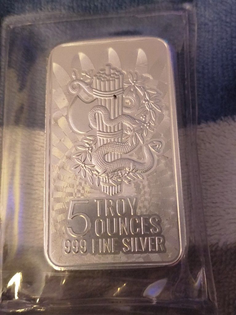5 Ounce Silver Bar