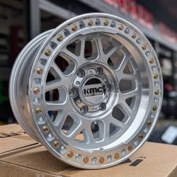 KMC GRS All Silver 17x9 +0 6x5.5 In Stock