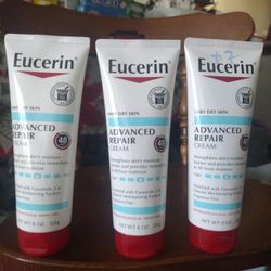 Tres Cremas Eucerin Por Solo $21