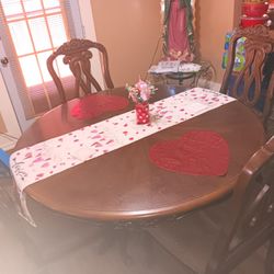 diner table with 4 chairs 