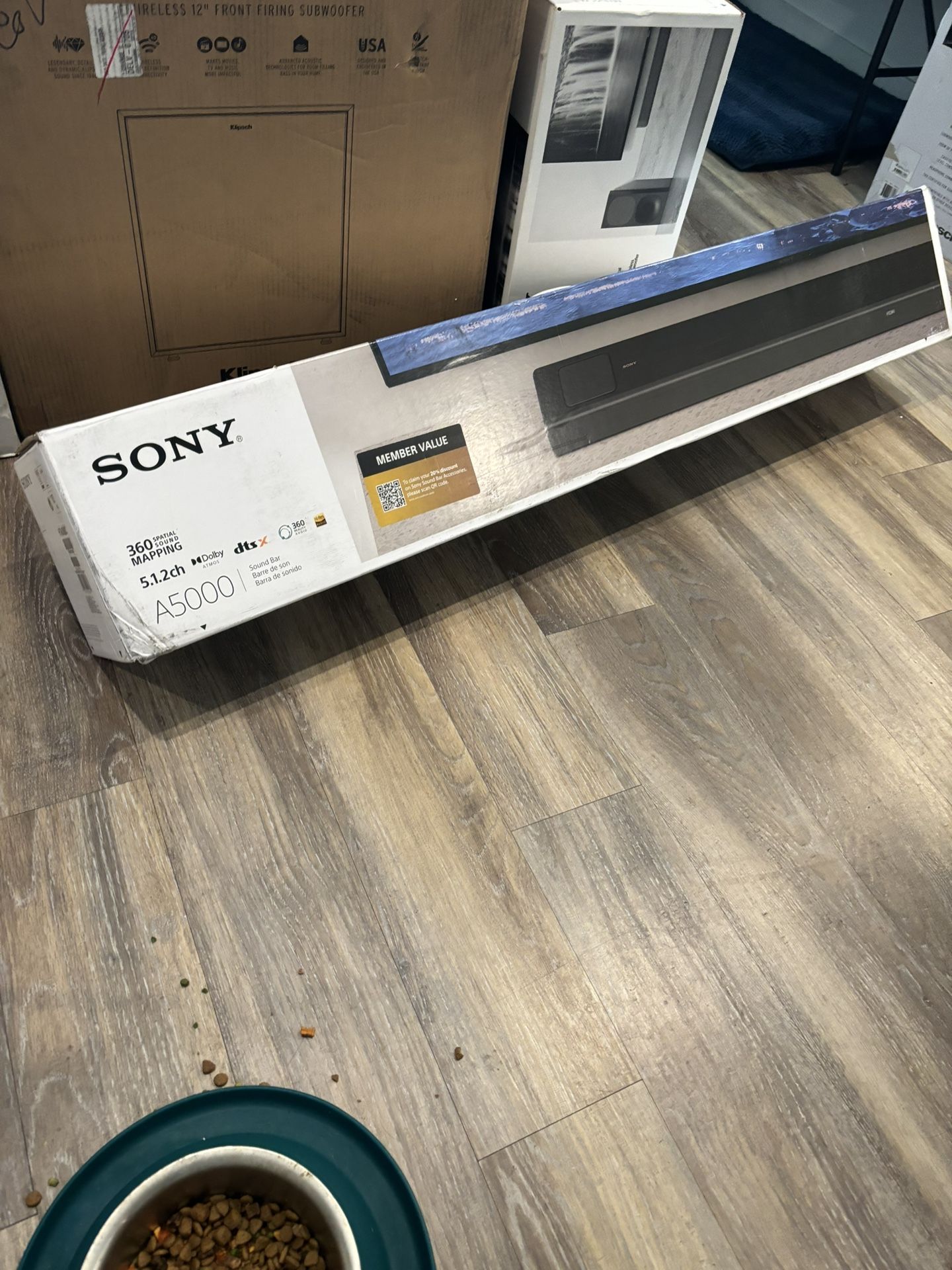 Sony (HT A5000) 8K & 4K Soundbar Home Theater - 360 Spatial 3D Audio, Wi-Fi, Bluetooth, Chromecast,  Wifi 