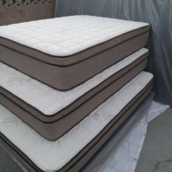 Queen Size Pillow Top Mattress New