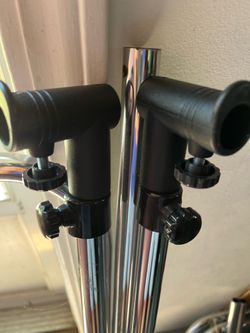 Chrome clothes rack