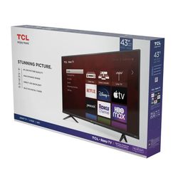 TCL 43” Class 4-Series 4K HD Roku Tv
