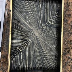 Black and Gold Tray