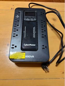 CyberPower EC850LCD UPS Battery Backup and Surge Protector