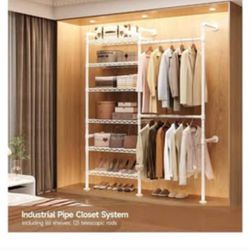 Wall Mounted Garment Rack