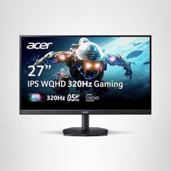 Acer 27 inch 1440p 320hz Gaming Monitor 