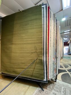 8x10 Area Rugs carpet Rugs solid design colors Green