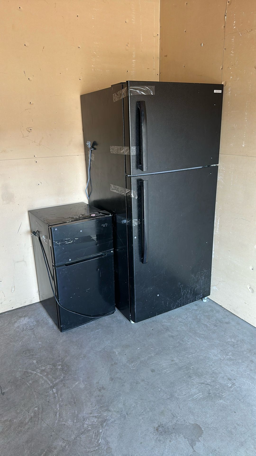 Fridge And Mini Fridge
