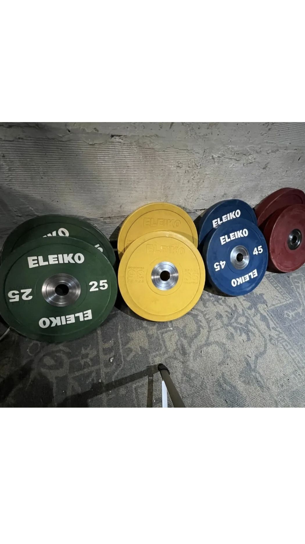 Eleiko & Rogue Crossfit, Powerlifting, Weightlifting Equipment Gym Good Used