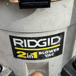 Ridge Wet/Dry Shop Vac / Blower