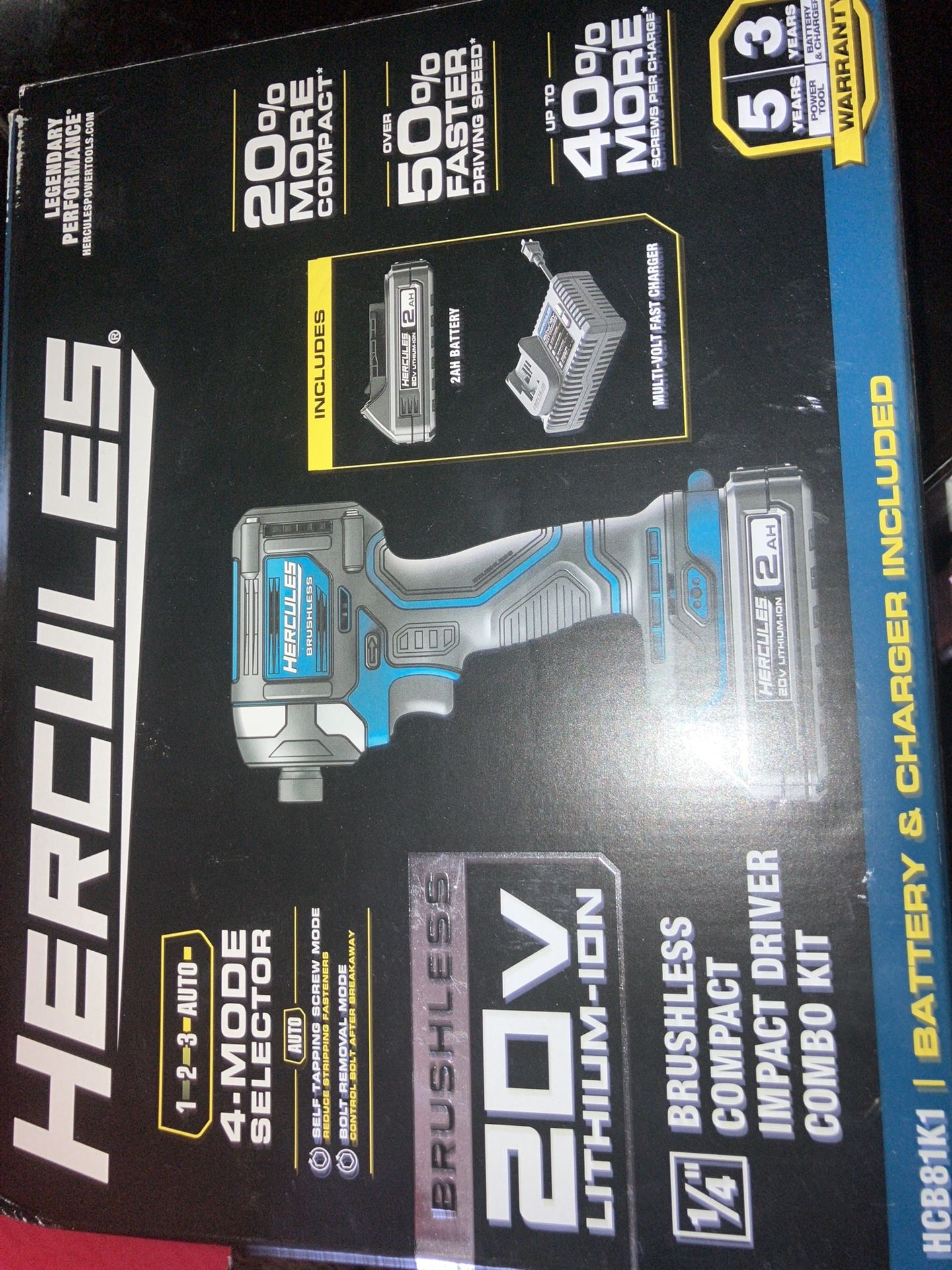 Hercules Impact Driver Combo