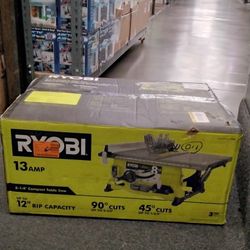 RYOBI 13 AMP 8 - 1/4" COMPACT TABLE SAW