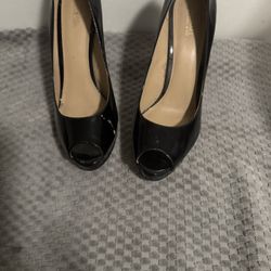 Michael Kors Shoes Women's Size 9.5 Peep Toe Wedge Heels Pump Slip On