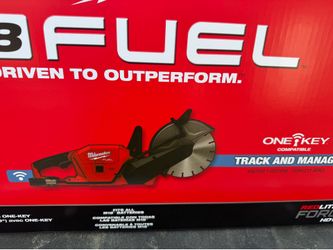 Milwaukee 9” cut off saw w one key feature