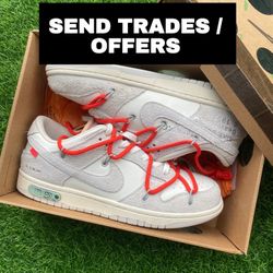 Nike Dunk X Off White Lot 33 Size 10M Lightly Worn