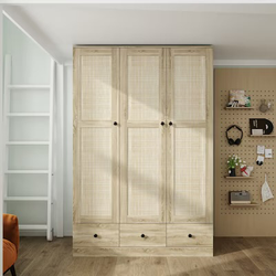 Modern Wardrobe Yellow Armoire