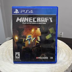 Minecraft PS4 PlayStation 4 Edition Mojang Game Disc And Case Only