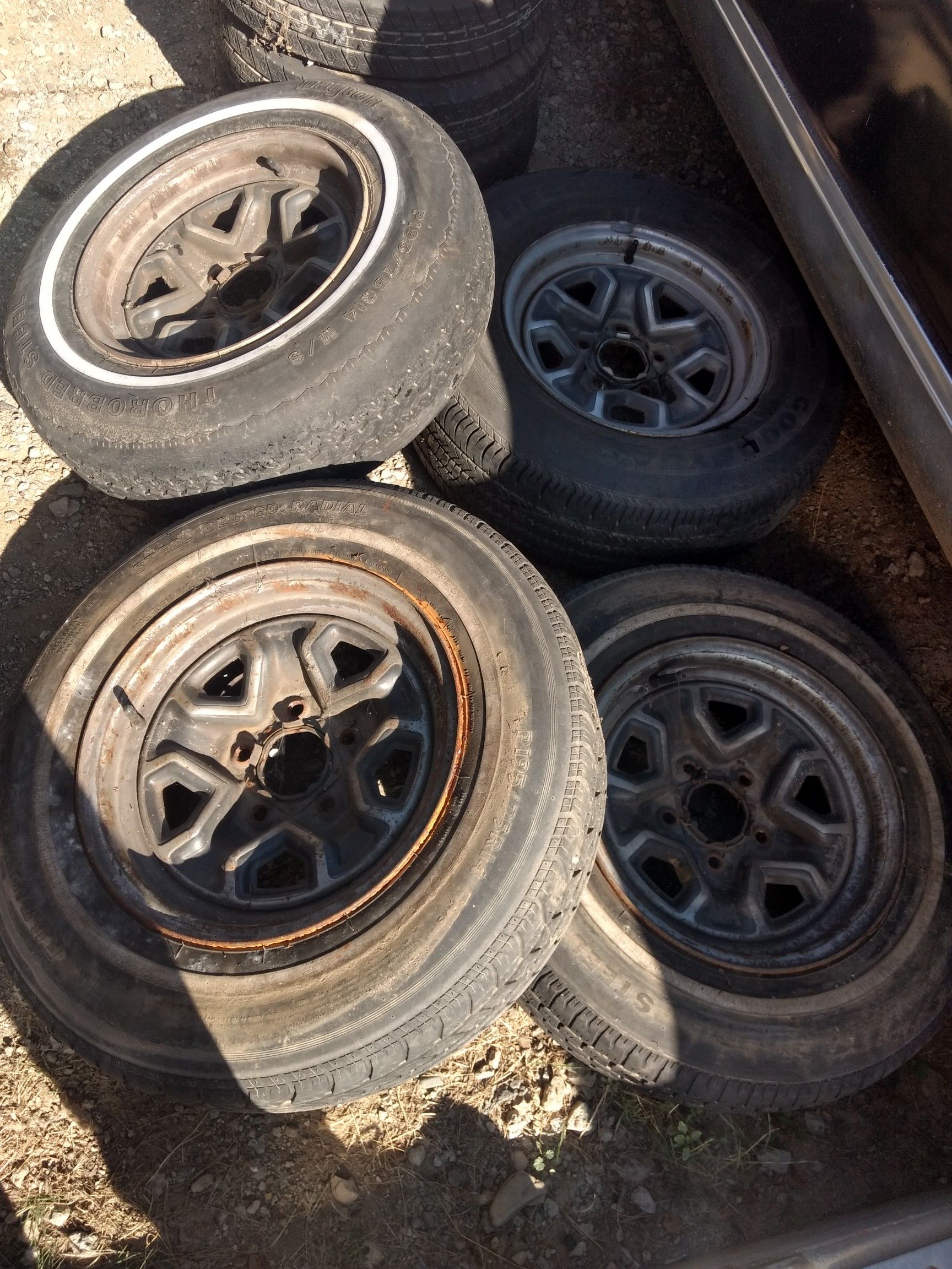 78 - 87 El Camino 14 inch rally Sport rims