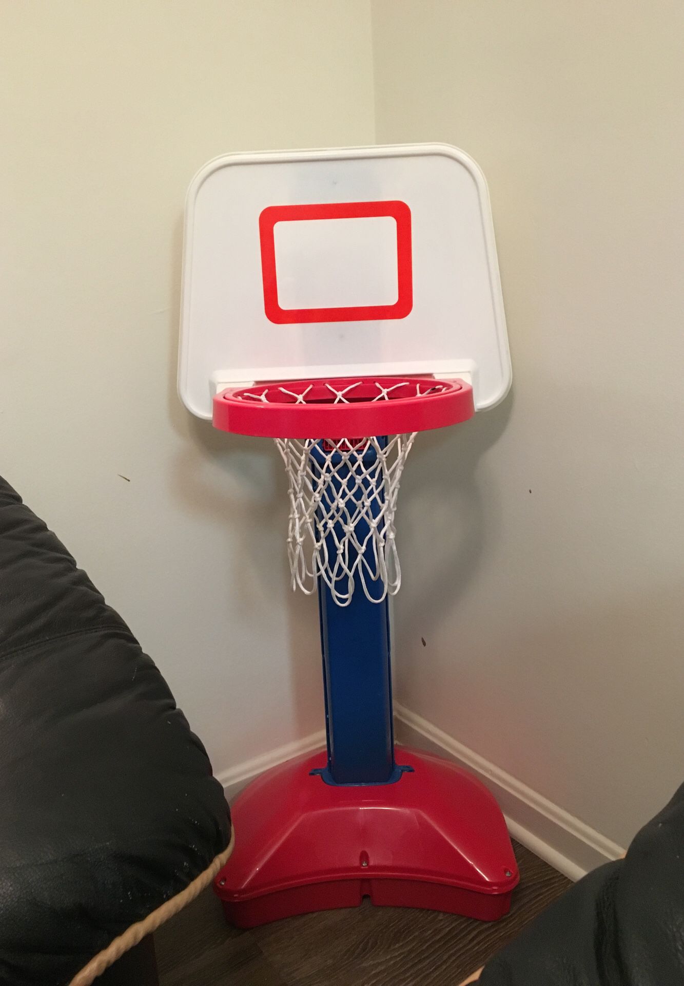 Basketball hoop and ball indoor used only