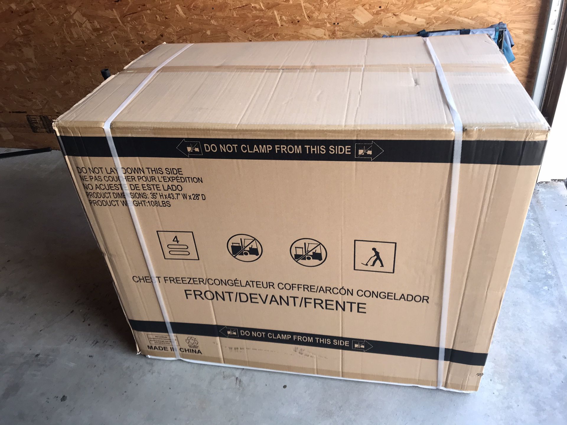 BRAND NEW IN BOX (Multiple Sizes, see description)Deep Chest Freezer